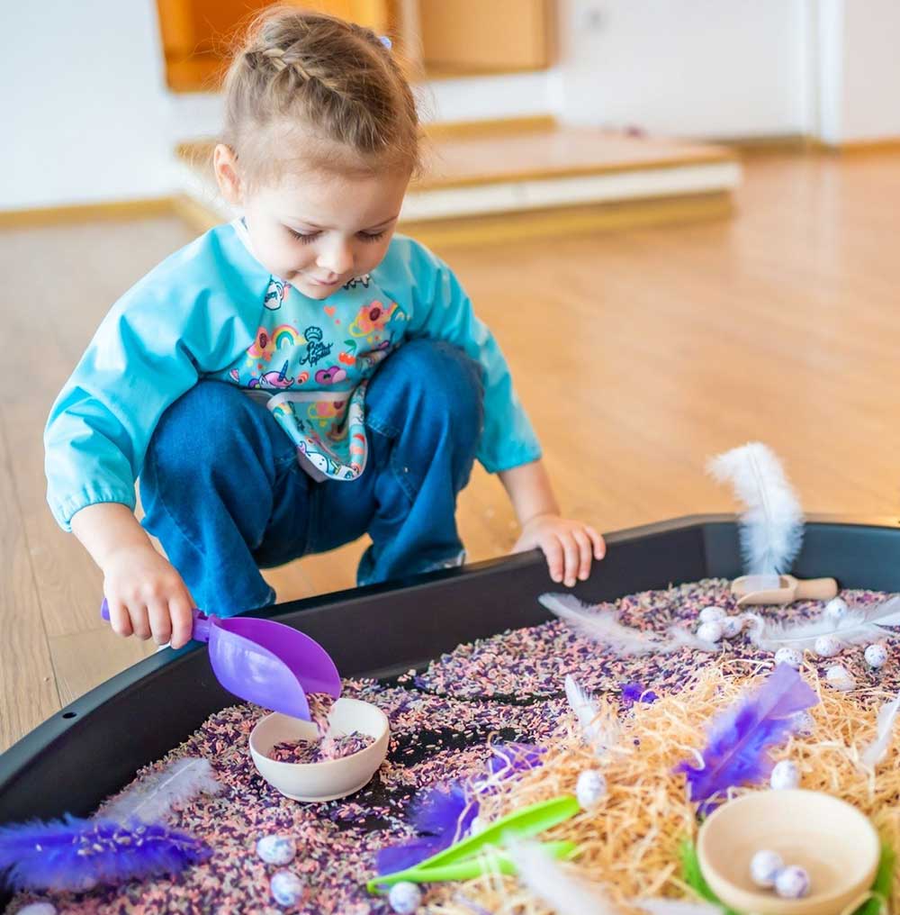 atelier éveil sensoriel au centre agapé à Annecy
